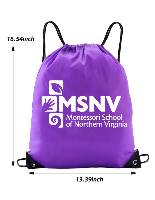 Drawstring Bag- Purple