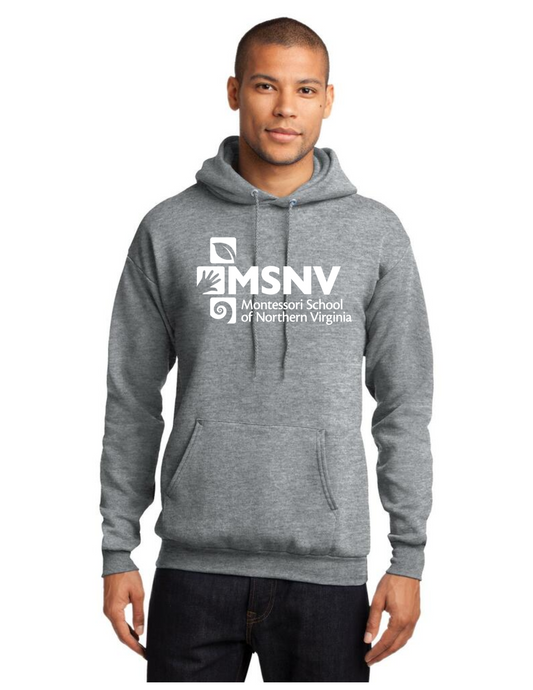 Unisex Logo Hoodie - Athletic Grey