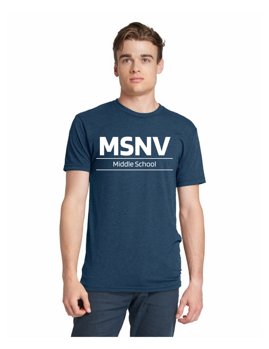MIDDLE SCHOOL T-SHIRT - Vintage Navy