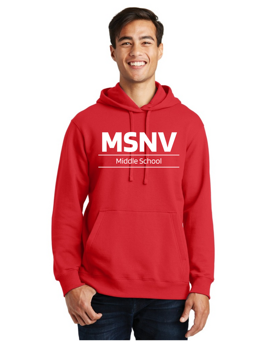 MIDDLE SCHOOL Hoodie - Red