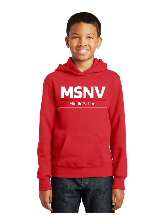 MIDDLE SCHOOL Hoodie - Red